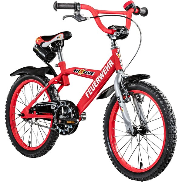 Bild 1 von Hi5 18 Zoll Kinderfahrrad Fahrrad Kinderräder 115 - 130 cm ab 5 Jahre Polizei oder Feuerwehr