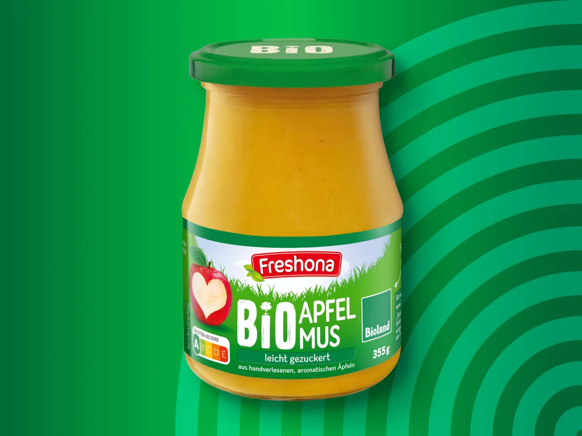 Bild 1 von Bioland Apfelmus, 
         370 ml