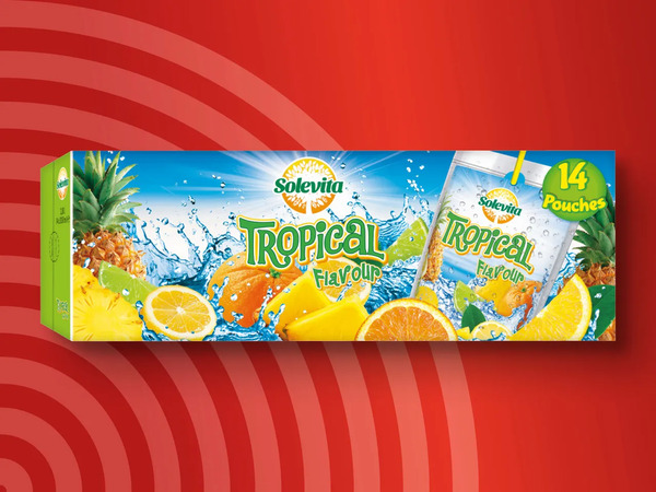 Bild 1 von Solevita Funny Fruit Drink Tropical Flavour, 
         14x 200 ml