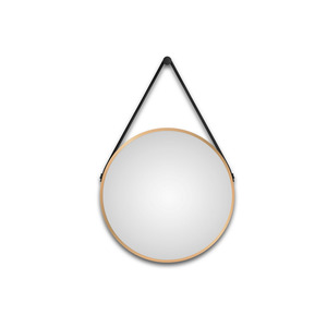 DSK LED-Spiegel 'Silver Barbier' gold Ø 50 cm