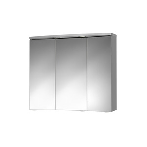 Jokey LED-Spiegelschrank 'Trava' aluminiumfarben 75 x 65 x 22 cm