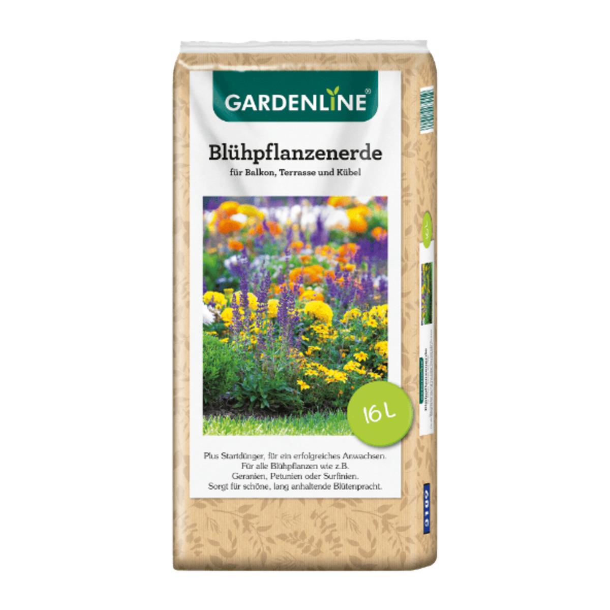 GARDENLINE Blühpflanzenerde 16L von ALDI Nord ansehen!