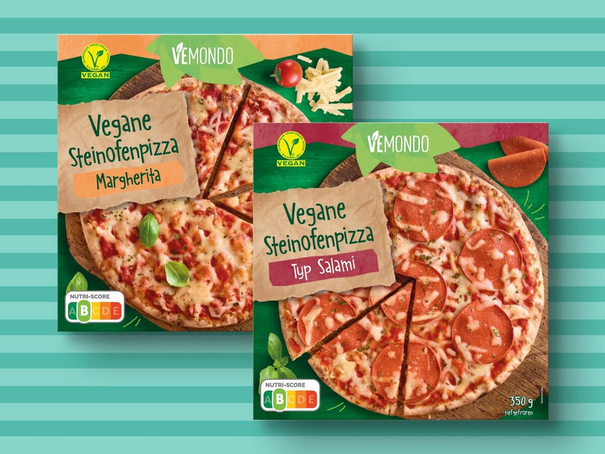 Bild 1 von Vemondo Vegane Steinofenpizza, 
         350/300 g
