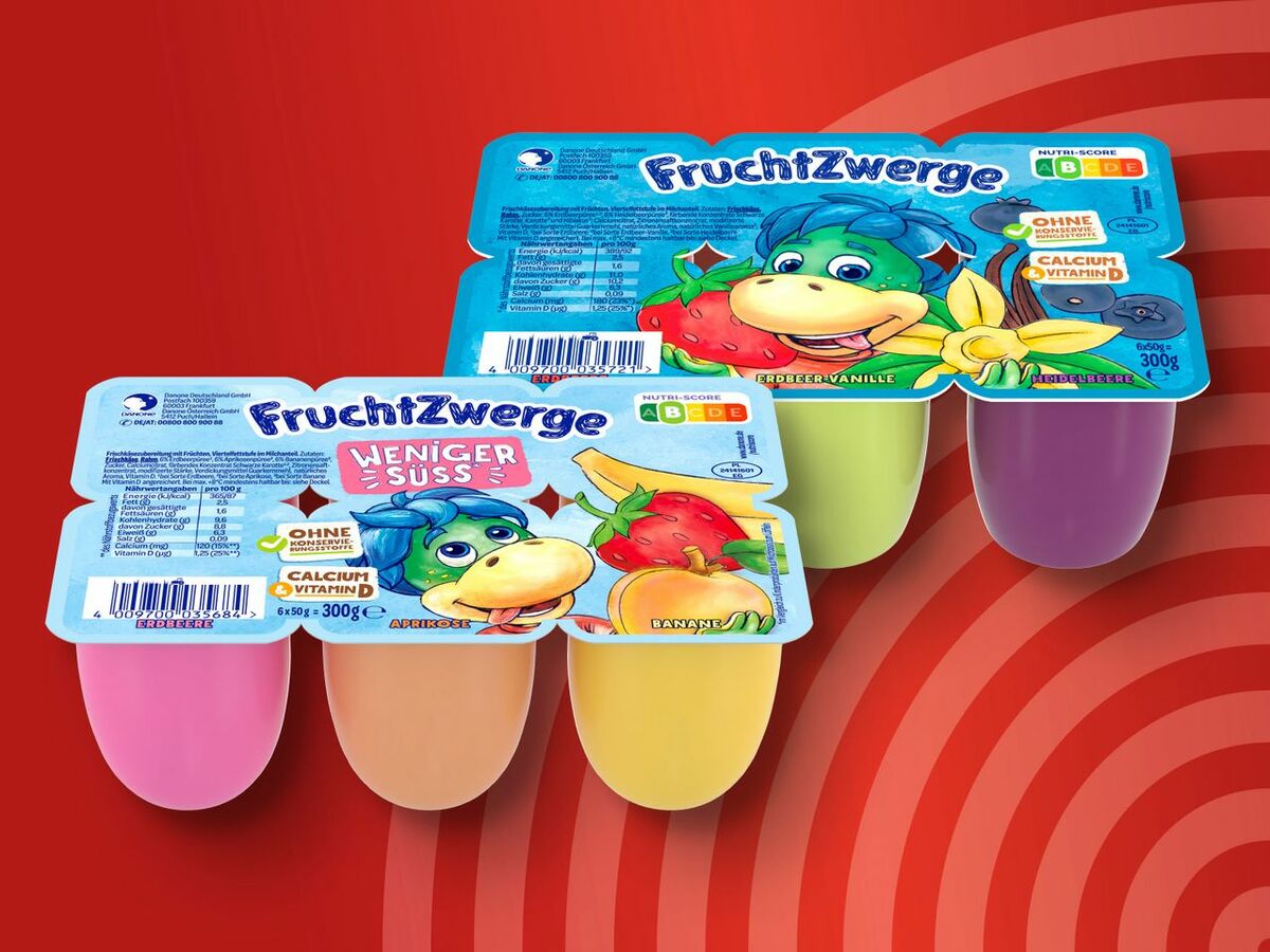 Bild 1 von Danone FruchtZwerge, 
         3x 70/6x 50 g