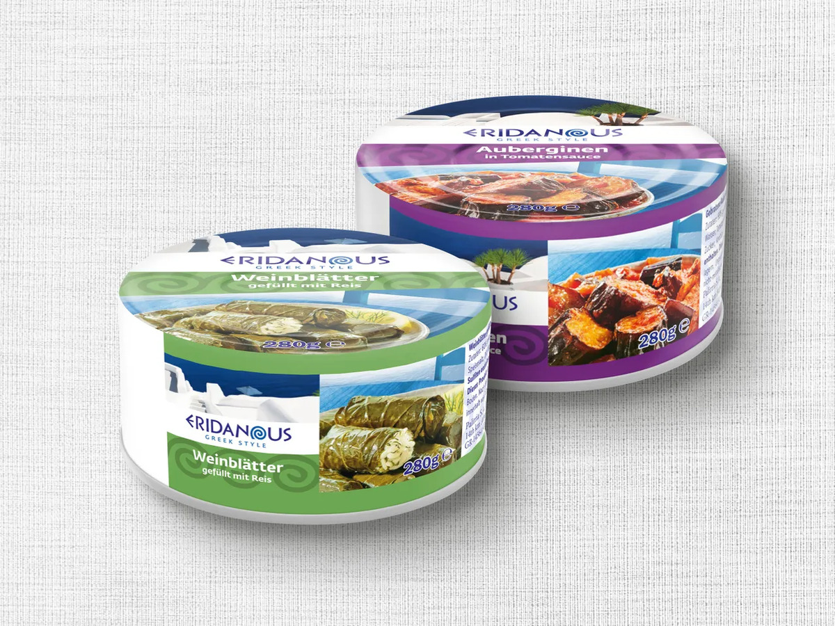 Bild 1 von Eridanous Weinblätter/Auberginen/Grüne Bohnen/Weiße Riesenbohnen, 
         280 g