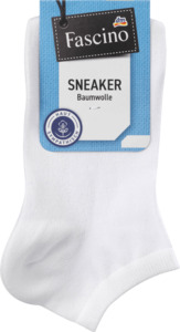 Fascino Sneaker mit Baumwolle, Gr. 43-46, weiß