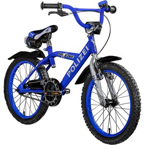 Hi5 18 Zoll Kinderfahrrad Fahrrad Kinderräder 115 - 130 cm ab 5 Jahre Polizei oder Feuerwehr