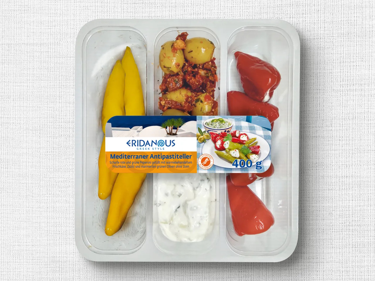 Bild 1 von Eridanous Mediterraner Antipastiteller, 
         400 g
