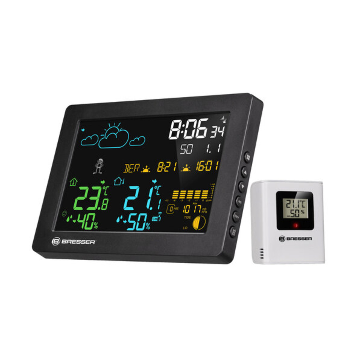 Bild 1 von Farbwetterstation MeteoTemp Baro HZ, mit integriertem Wecker