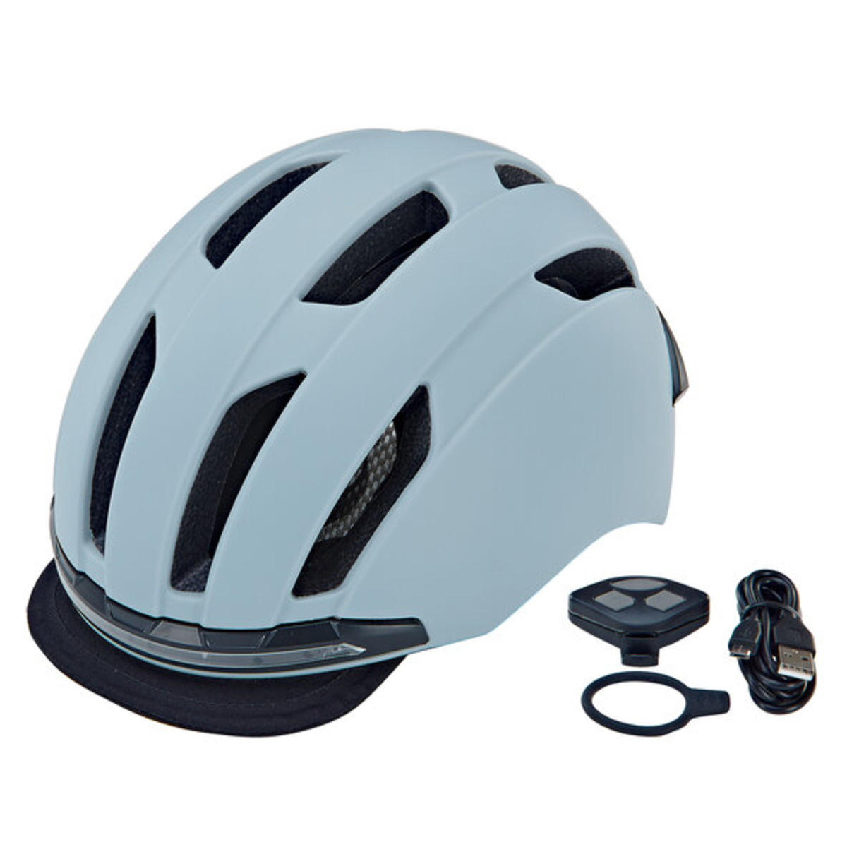 Bild 1 von Fahrradhelm ECO Urban, grau, 52-58 cm
