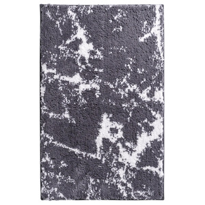 Ridder Badteppich 'Marmor' Microfaser grau 60 x 90 cm