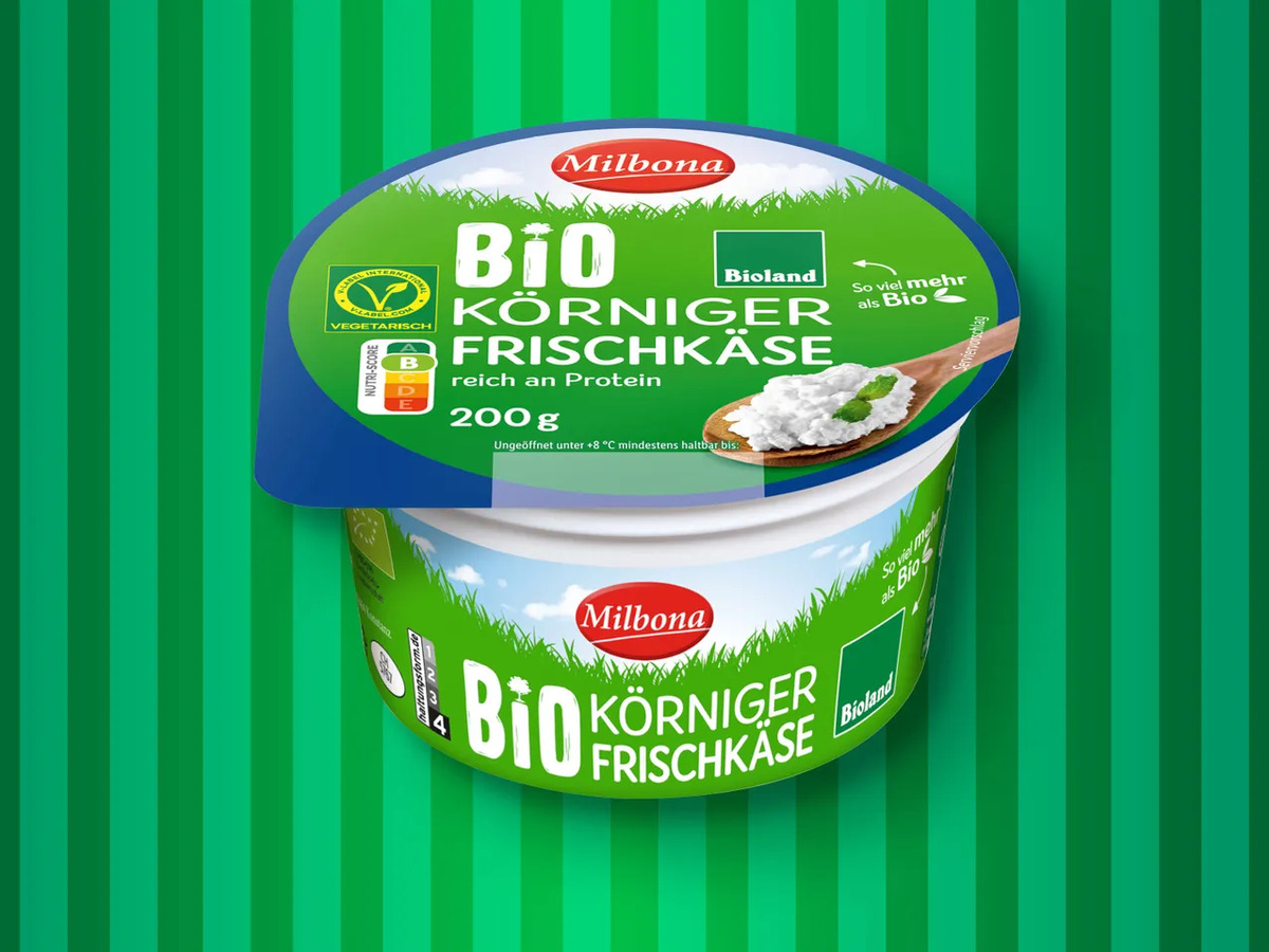 Bild 1 von Bioland Körniger Frischkäse, 
         200 g