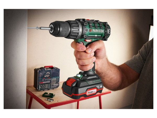Bild 3 von PARKSIDE® 20 V Akku-Bohrschrauber Set »PABS 20-Li G8«, mit 2 Akkus, Ladegerät, Zubehörset