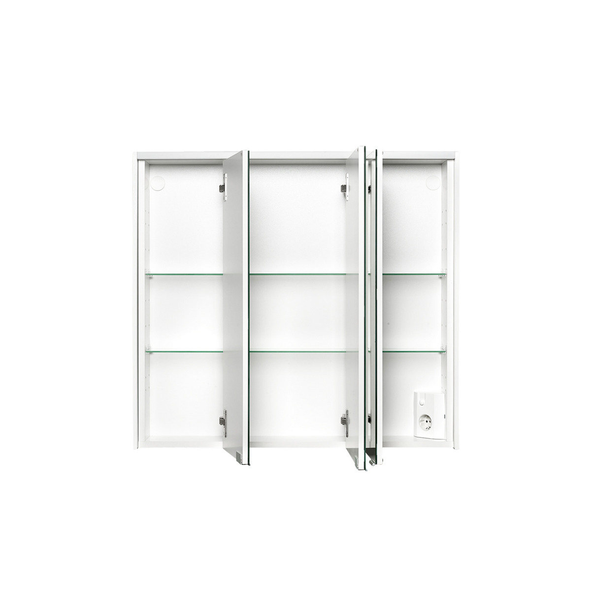 Bild 1 von Sieper LED-Spiegelschrank 'KHX' schwarz 80,4 x 74 x 14,2 cm