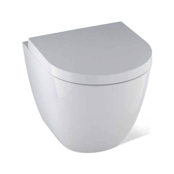 Bild 1 von Wand-WC-Set 'Curto' spülrandlos, inklusive WC-Sitz