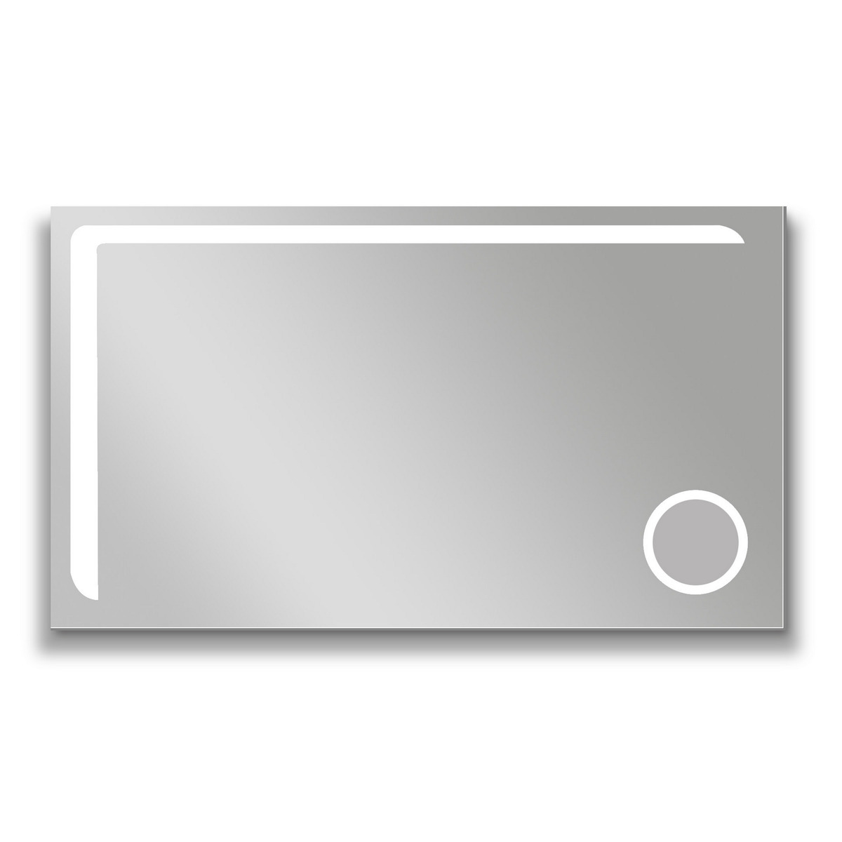 Bild 1 von DSK LED-Spiegel 'Silver Arrow' 120 x 70 cm