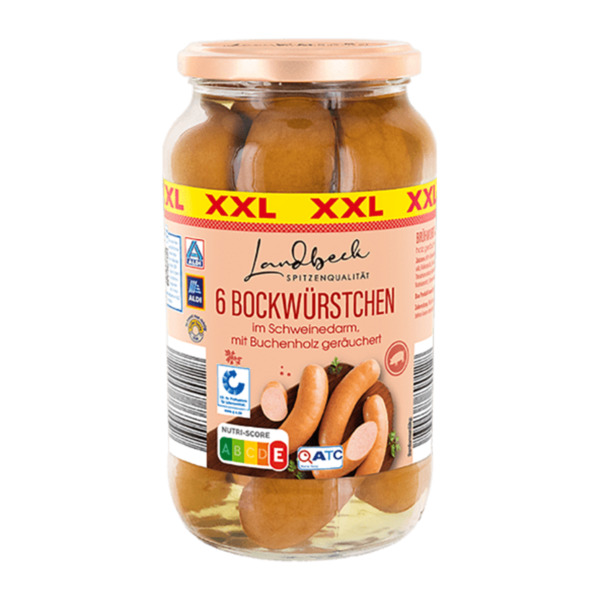 Bild 1 von LANDBECK Bockwürstchen XXL 980ml