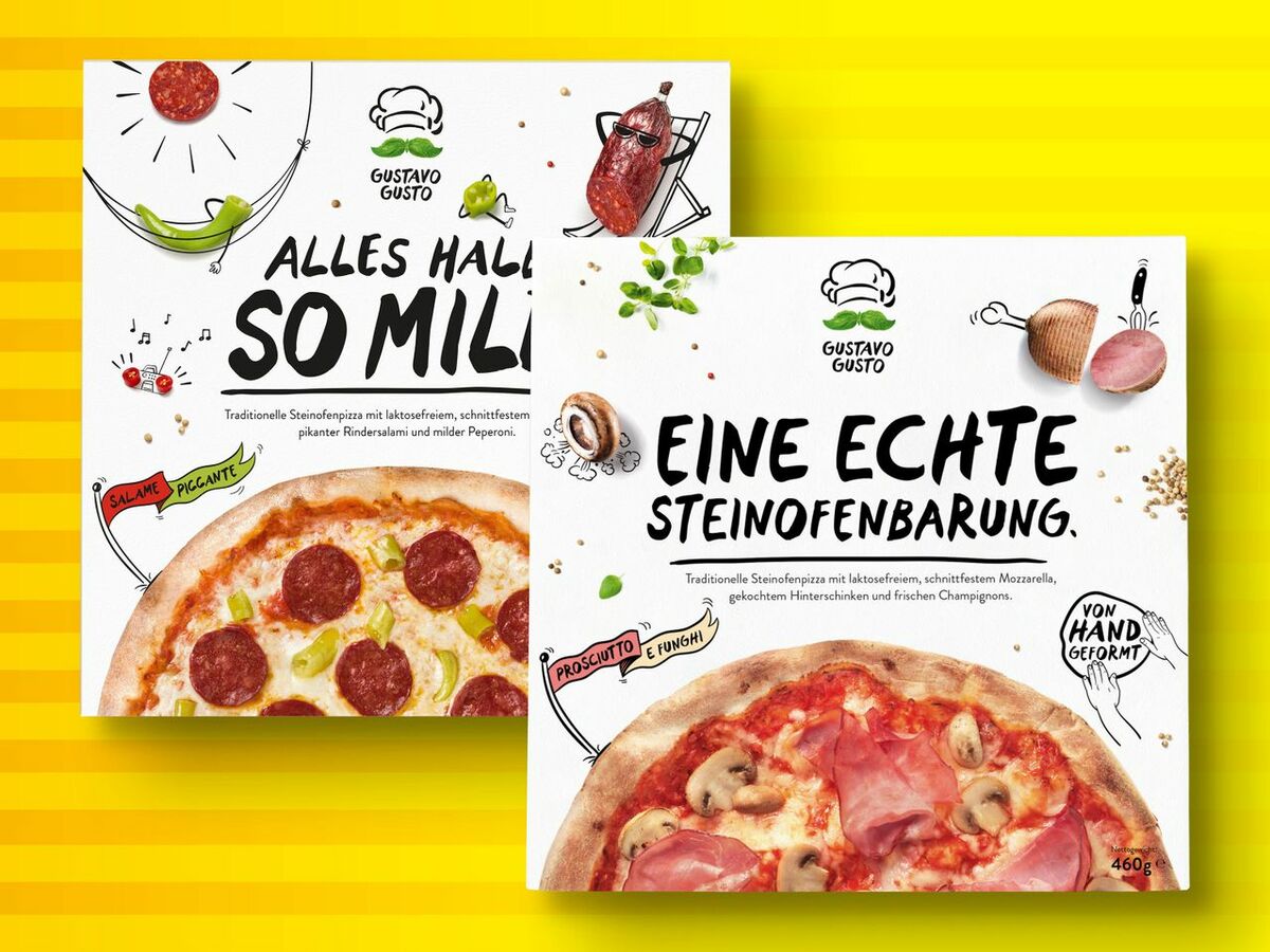 Bild 1 von Gustavo Gusto Steinofenpizza, 
         460/475/410/430 g