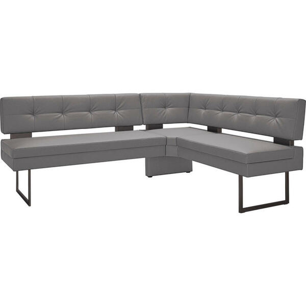 Bild 1 von Dieter Knoll Eckbank, Grau, Metall, Textil, 3-4-Sitzer, L-Form, 200x158 cm, Emas, Dgm, Lederauswahl, Stoffauswahl, Typenauswahl, planbar, Truhe im Sitz, mit Rückenlehne, Esszimmer, Bänke, Eckbänke