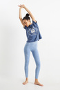 Bild 1 von C&A Sport-Leggings-seamless-UV-Schutz, Blau, Größe: XS
