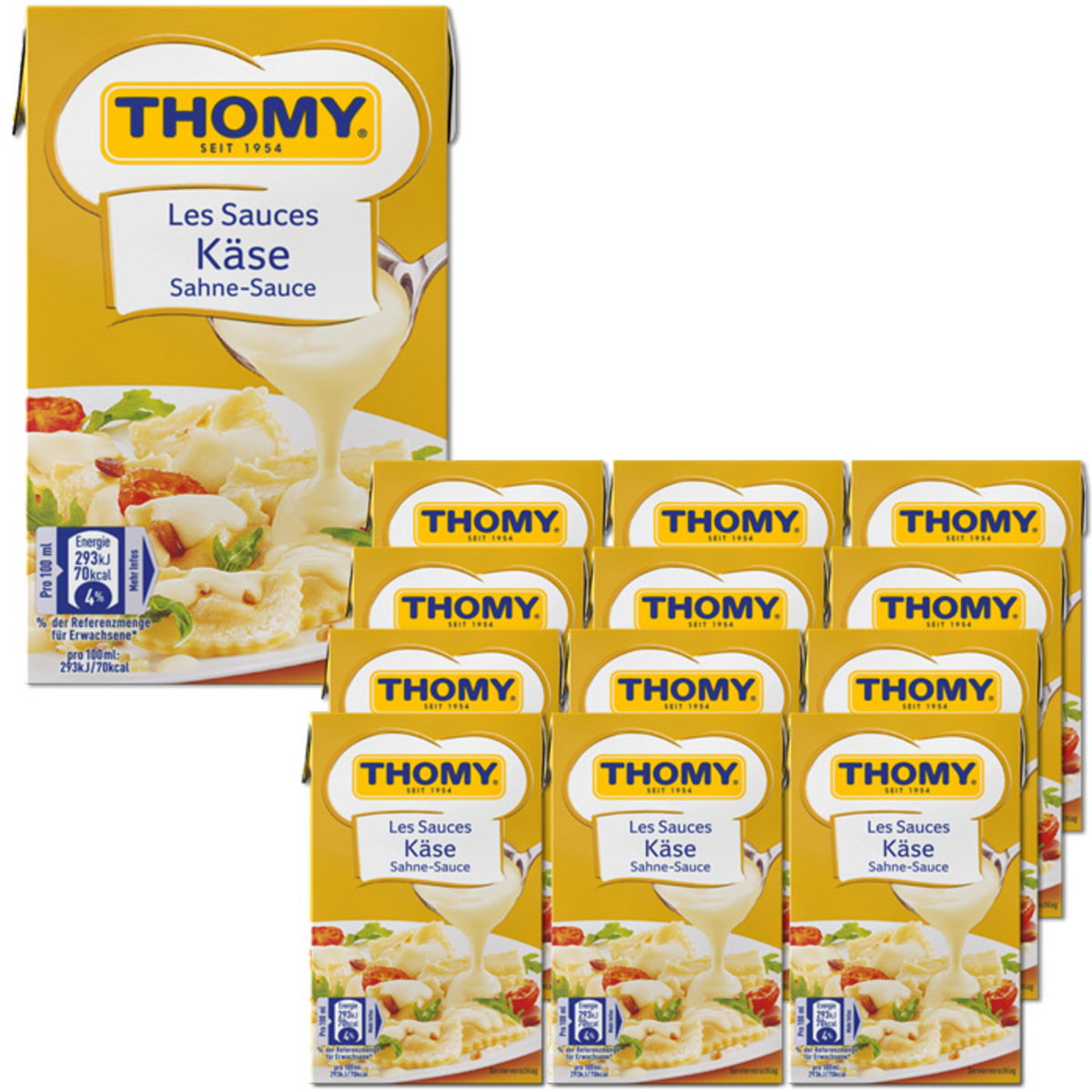 Bild 1 von Thomy Les Sauces Käse Sahne-Sauce 12x250ML