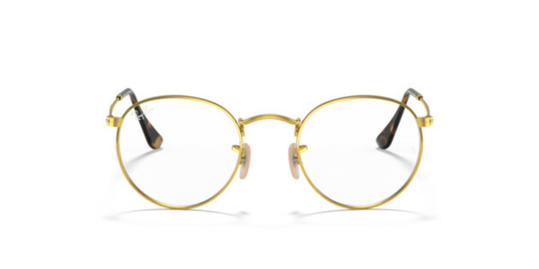 Bild 1 von Ray-Ban ROUND METAL 0RX3447V 2500 Metall Rund Goldfarben/Goldfarben Brille online; Brillengestell; Brillenfassung; Glasses; auch als Gleitsichtbrille