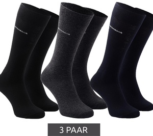 3 Paar McGREGOR Strümpfe Freizeit-Socken Oeko-Tex zertifiziert Business-Socken im Vorteilspack Schwarz, Dunkelblau oder Grau