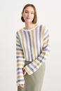 Bild 1 von C&A CLOCKHOUSE-Crop Pullover-gestreift, Lila, Größe: XS