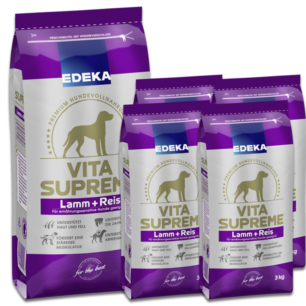 Bild 1 von EDEKA Vital Supreme mit Lamm & Hirse 4x3KG