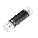 Bild 1 von Hama USB-Stick "Laeta Twin", USB 3.0, 32 GB, 40MB/s, Schwarz