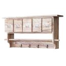 Bild 1 von Küchenregal MCW-C49, Haushaltsregal Regal, Vintage mit 5 Schubladen 32x65x13cm ~ natur