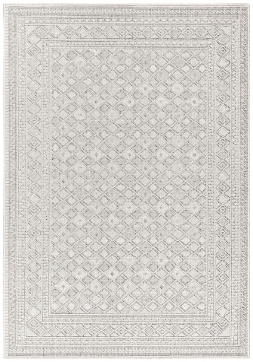 Bild 1 von Flachwebteppich Naturel 2 in Weiß ca. 120x170cm, Weiß