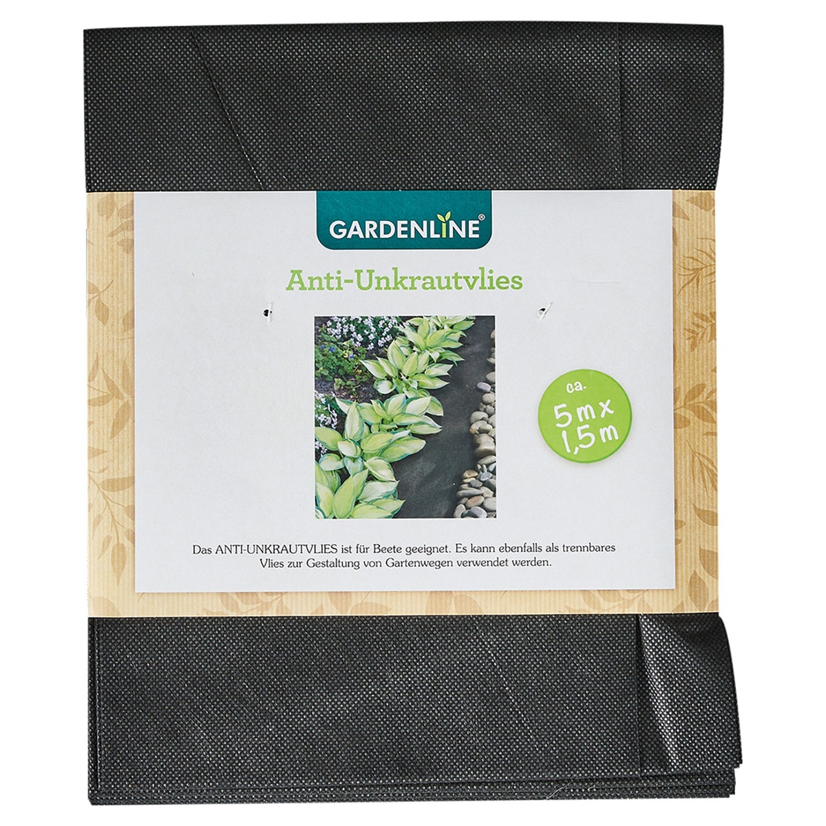 Bild 1 von GARDENLINE Anti-Unkrautvlies 1,5 x 5 m