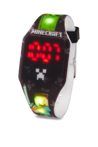 C&A Minecraft-Armbanduhr, Schwarz, Größe: 1 size