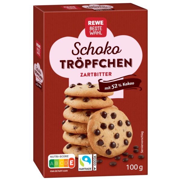 Bild 1 von REWE Beste Wahl Schoko Tröpchen Zartbitter 100g