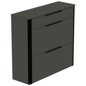 Dieter Knoll Schuhschrank, 104x96x34 cm, Garderobe, Schuhaufbewahrung, Schuhschränke