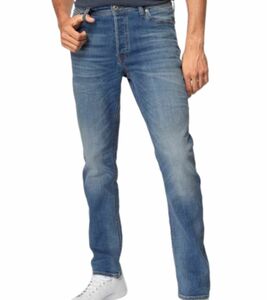JACK & JONES Tim Herren Denim-Jeans Regular-fit-Jeans im 5-Pocket-Style 21791358 Blau