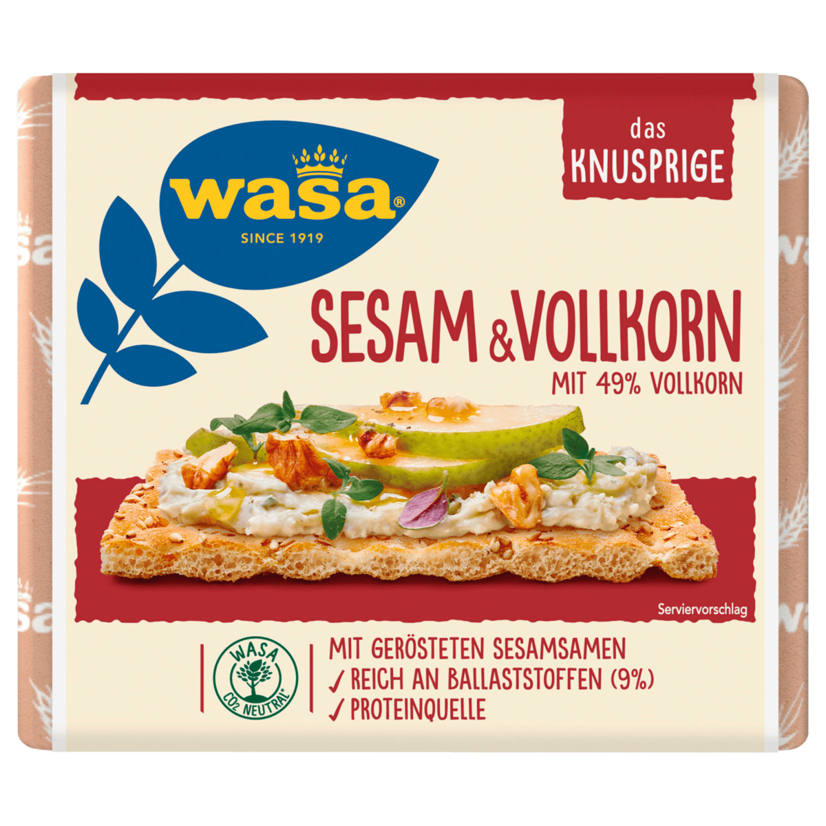 Bild 1 von Wasa Sesam & Vollkorn 200g