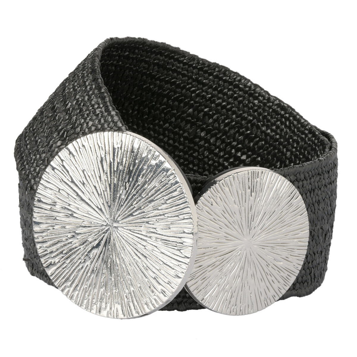 Bild 1 von Damen Gürtel mit Schmuckschnalle SCHWARZ / SILBER