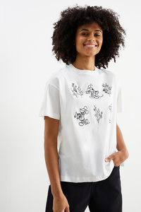 C&A T-Shirt-Micky Maus, Weiß, Größe: XS