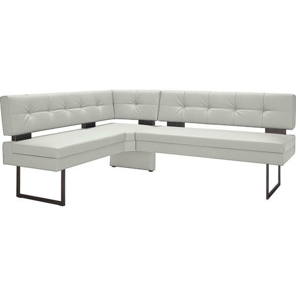 Bild 1 von Dieter Knoll Eckbank, Hellgrau, Metall, Textil, 3-4-Sitzer, L-Form, 200x158 cm, Emas, Dgm, Lederauswahl, Stoffauswahl, Typenauswahl, planbar, Truhe im Sitz, mit Rückenlehne, Esszimmer, Bänke, Eckb