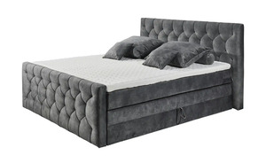 Boxspringbett  Cashfield ¦ grau ¦ Maße (cm): B: 200 H: 113 Betten > Boxspringbetten - Sconto