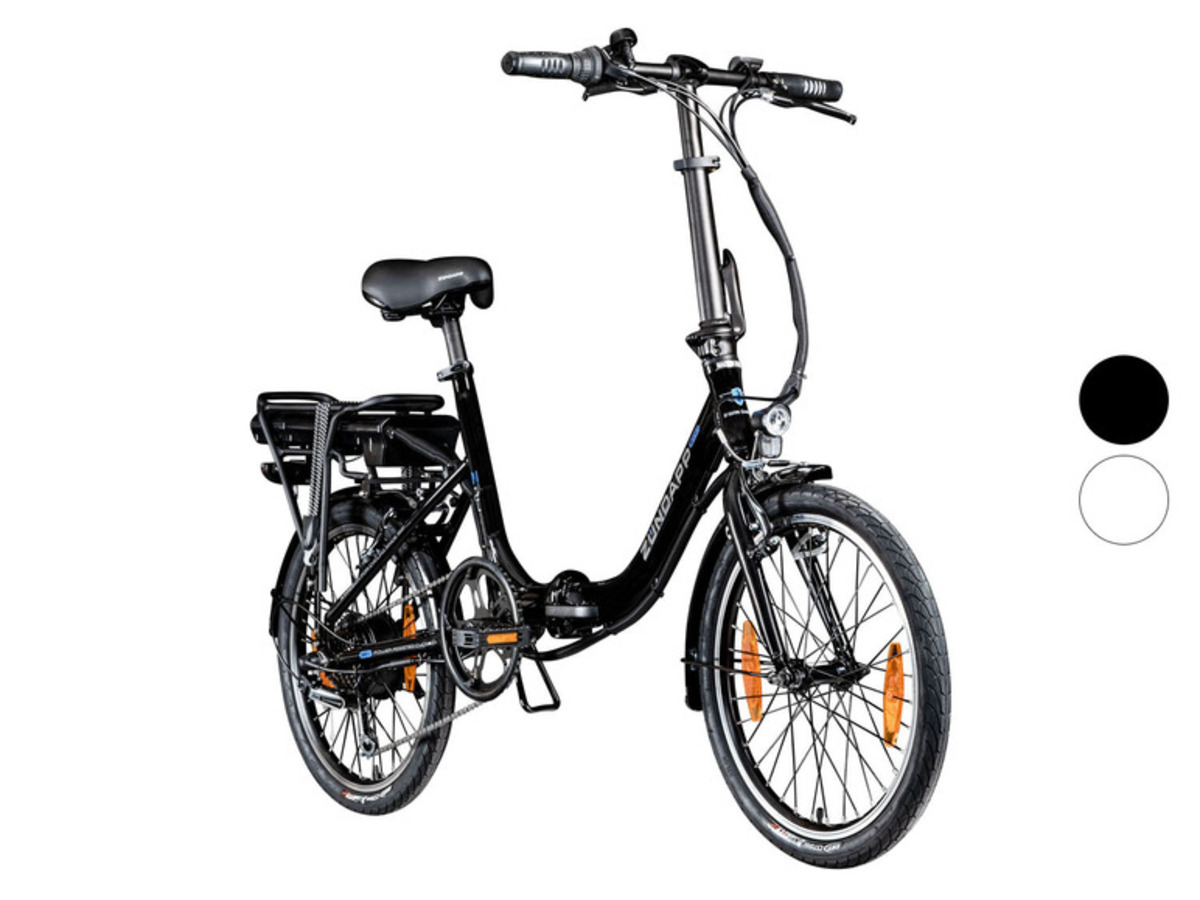 Bild 1 von Zündapp Faltrad E-bike Klapprad Pedelec »Z110«, 20 Zoll, StVZO, Tiefeinsteiger