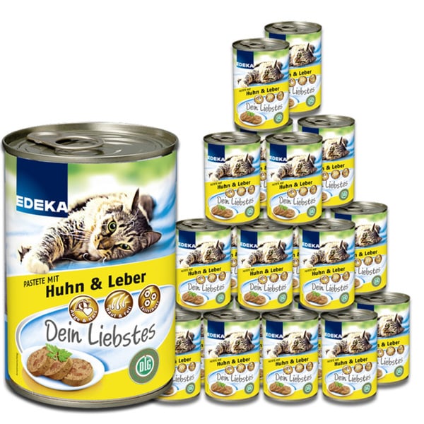 Bild 1 von EDEKA Feine Mahlzeit Huhn & Leber 20x400g