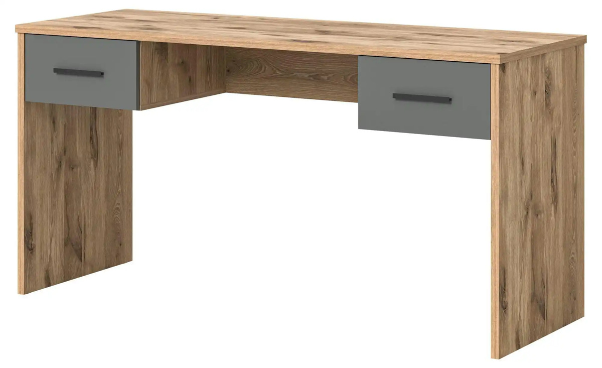 Bild 1 von Schreibtisch ¦ grau ¦ Maße (cm): B: 150 H: 76 T: 55 Büro > Bürotische > Schreibtische - Sconto