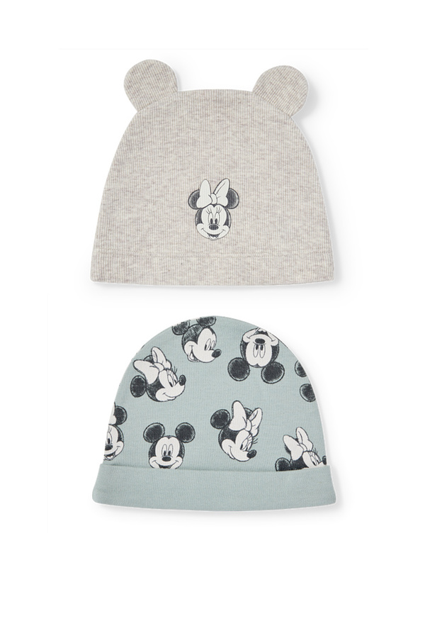 Bild 1 von C&A Multipack 2er-Disney-Baby-Mütze, Grau, Größe: 46-47