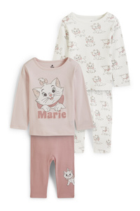 C&A Multipack 2er-Aristocats-Baby-Pyjama-4 teilig, Rosa, Größe: 62