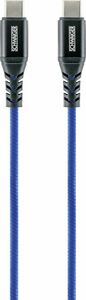 Schwaiger Sync und Ladekabel 1,2 m Type C königsblau 0697203873