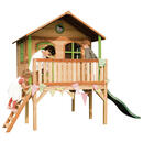Bild 1 von Spielhaus, Braun, Grün, Weiß, Holz, Kunststoff, 380x274x212 cm, EN 71, CE, FSC 100%, Spielzeug, Kinderspielzeug, Spielzeug für Draußen