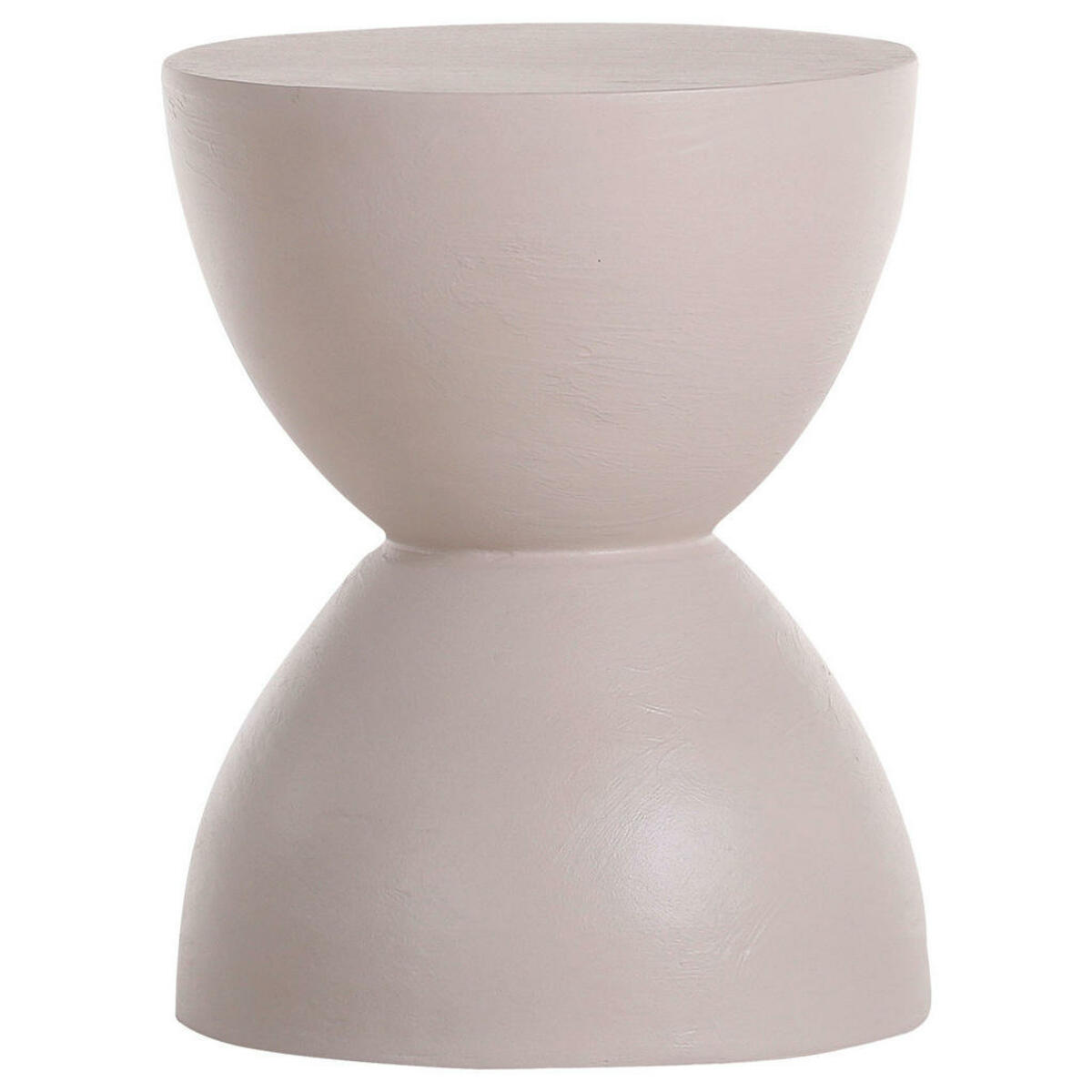 Bild 1 von Ambia Home Beistelltisch, Beige, Holz, Mangoholz, massiv, rund, rund, 40x51x40 cm, Wohnzimmer, Wohnzimmertische, Beistelltische